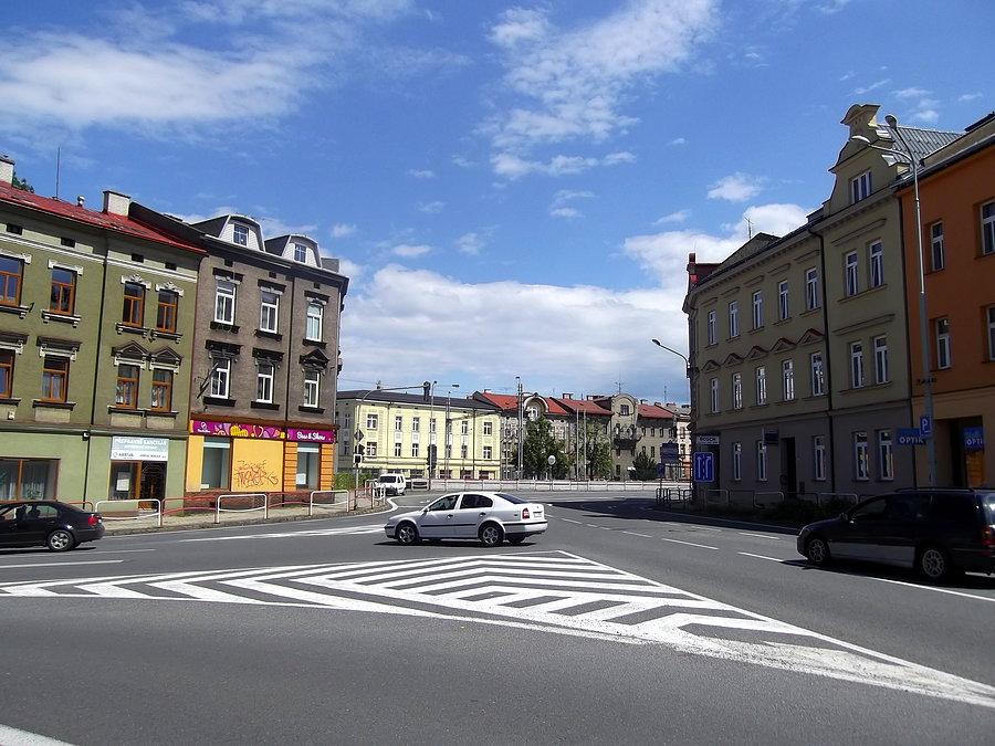 Český Těšín. Jadę w kierunku Těrlicka