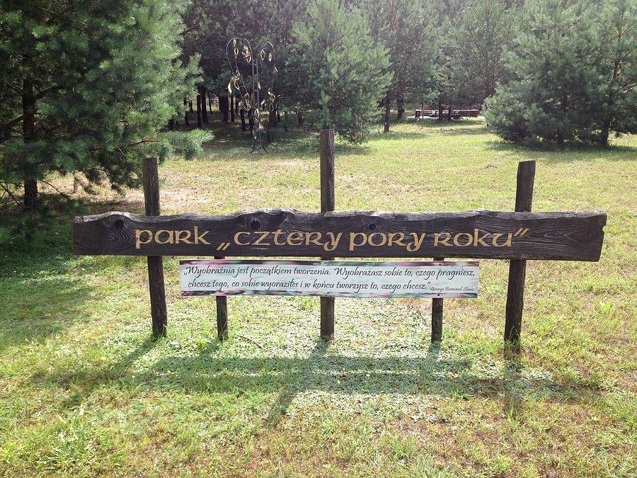 Park "cztery pory roku" w Gębiczynie