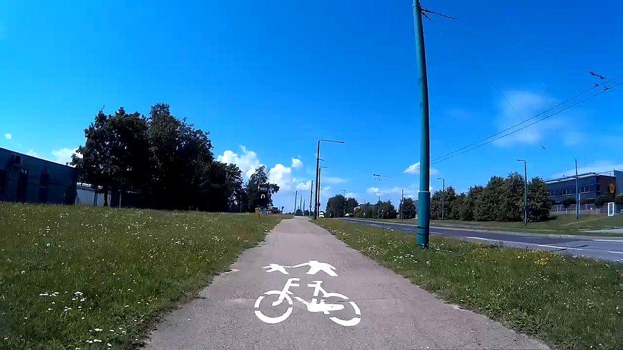 Miejsce zbrodni - piesi przejechani przez rower?