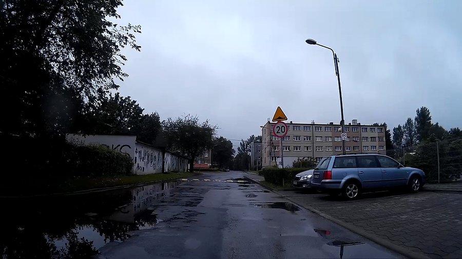 Po nocnych ulewach