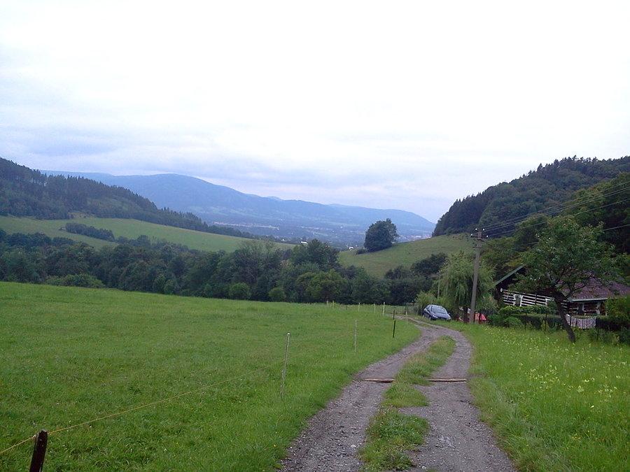Na podjeździe z Wędryni