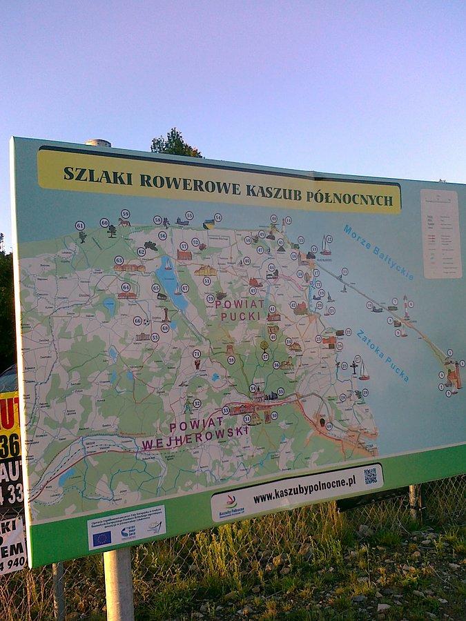 Szlaki rowerowe na Kaszubach