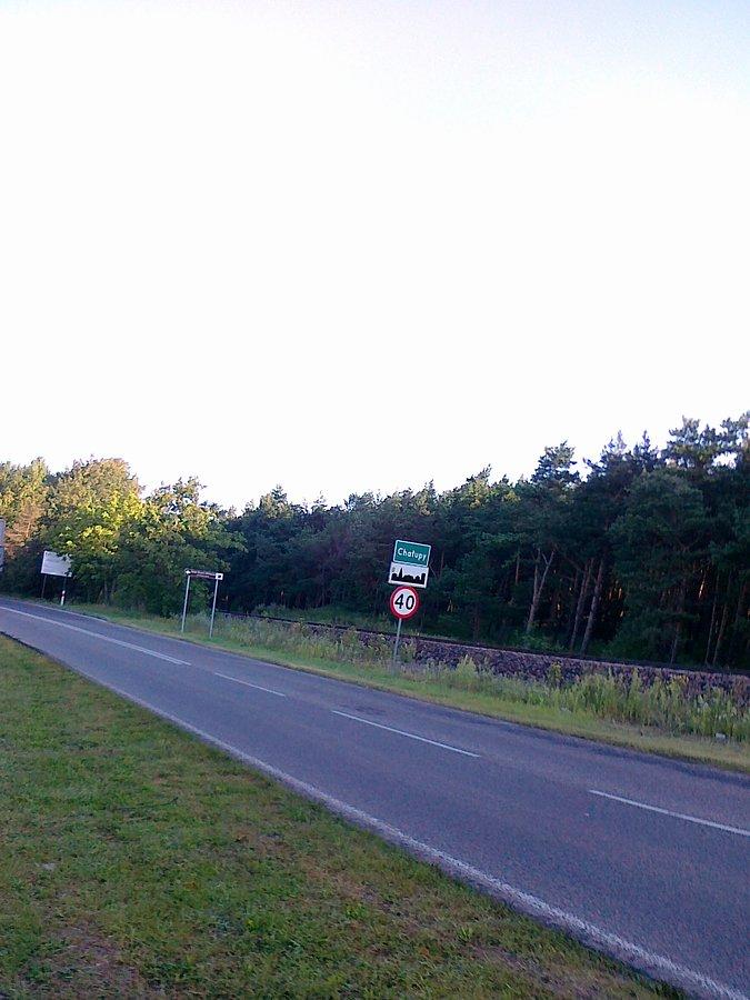 Wjazd do Chałup