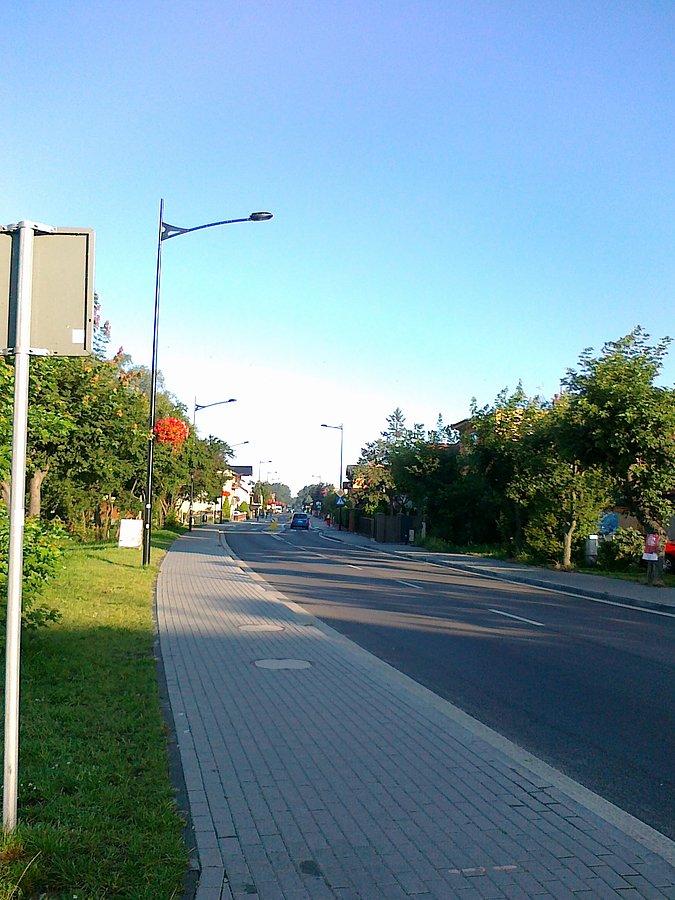Chałupy, główna ulica