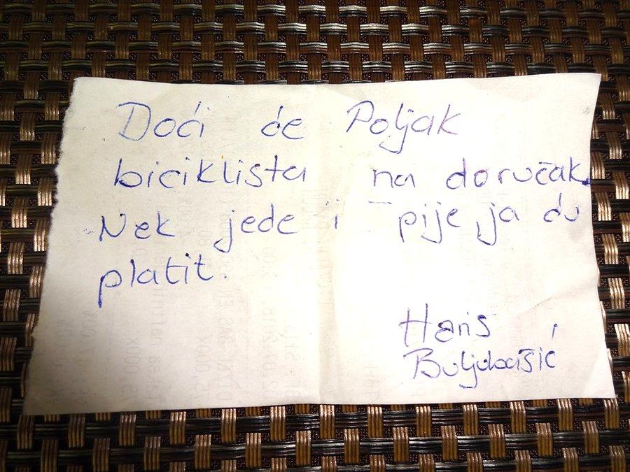 Kartka na śniadanie