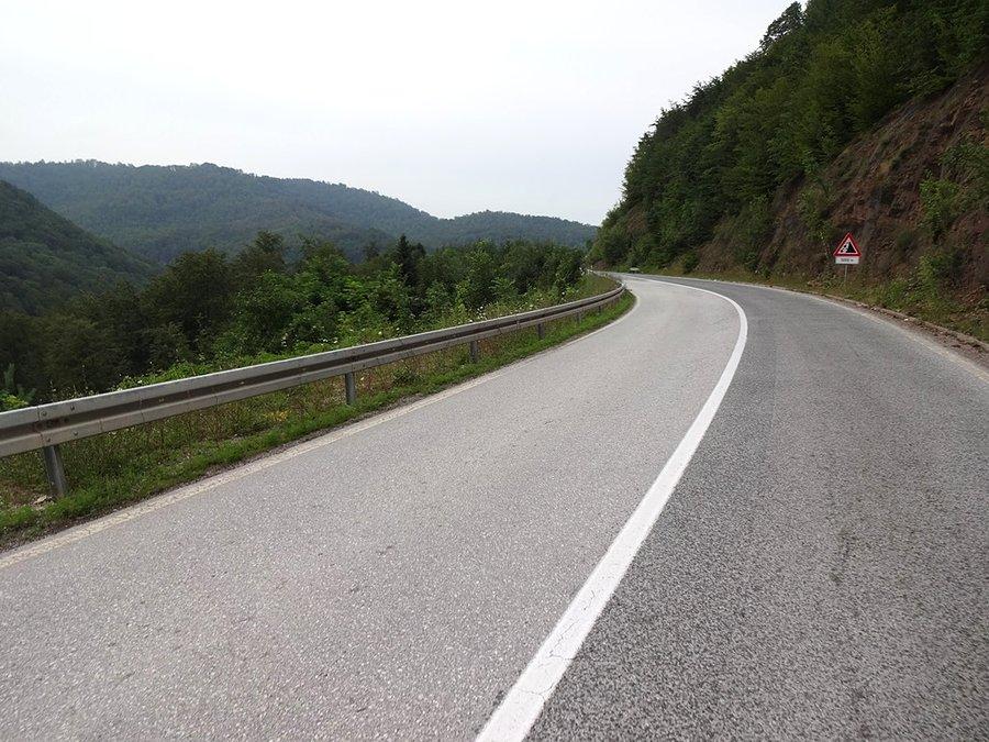 Widoki podczas podjazdu