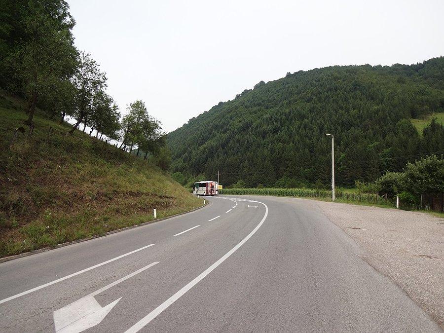 Widoki podczas podjazdu