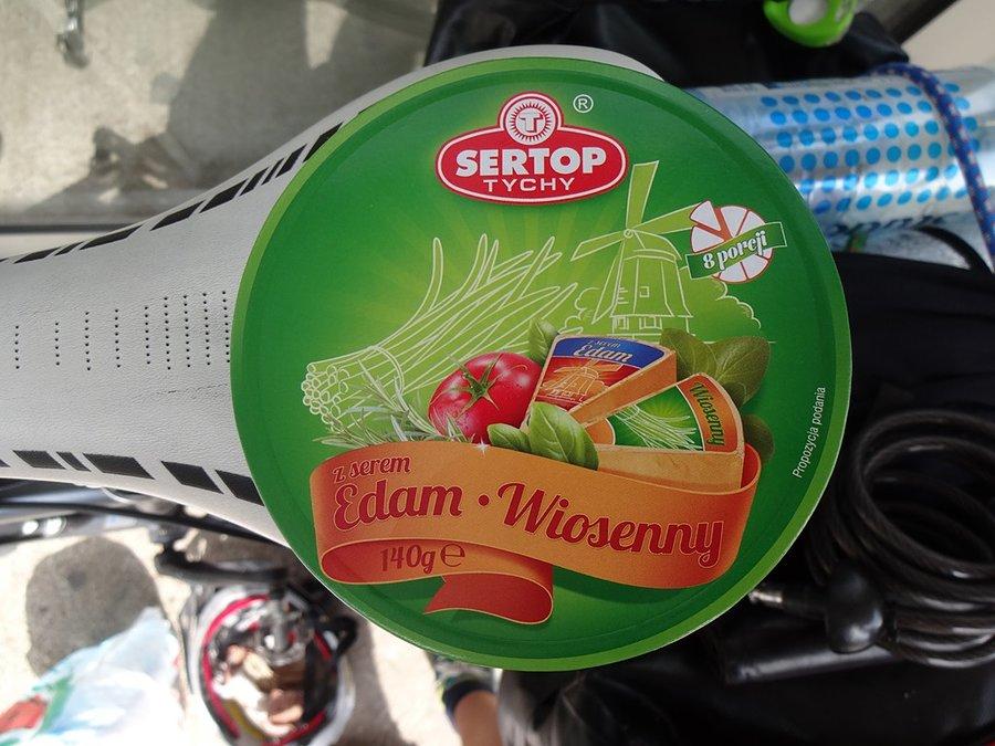 Niespodzianka :) Polski serek w bośniackim markecie