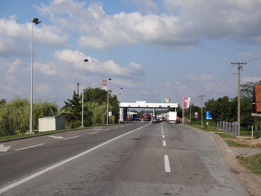 Kontrola po serbskiej stronie