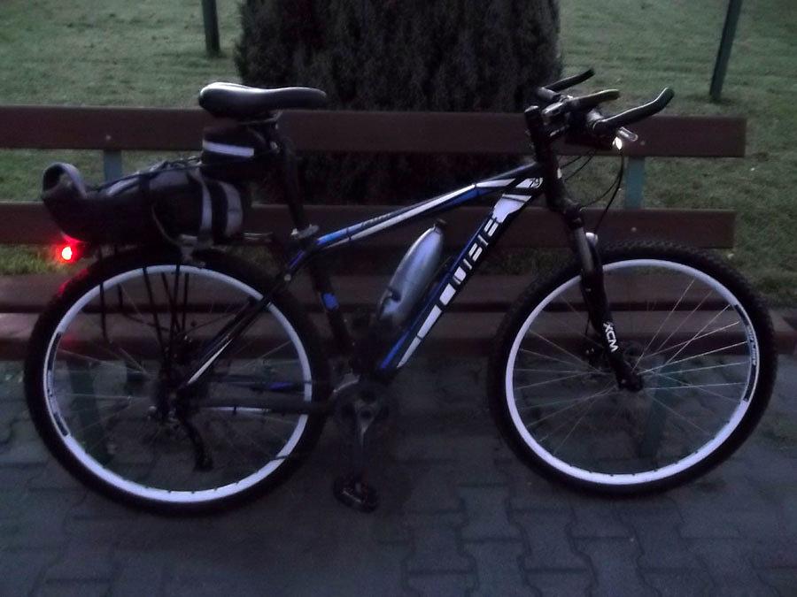 Zabagażowany rowerek