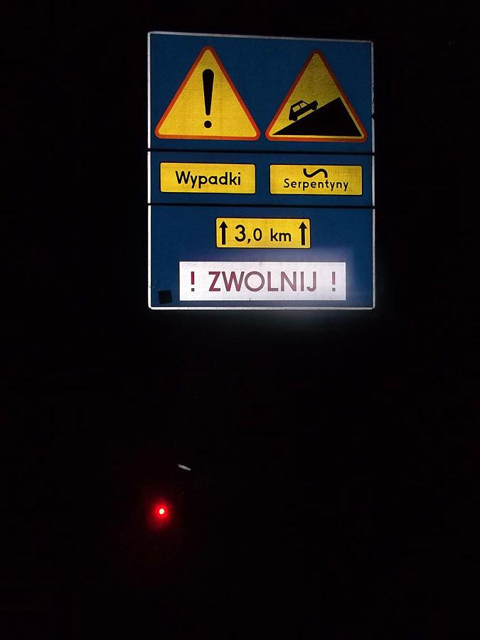 Na podjeździe na przeł. Ostrą