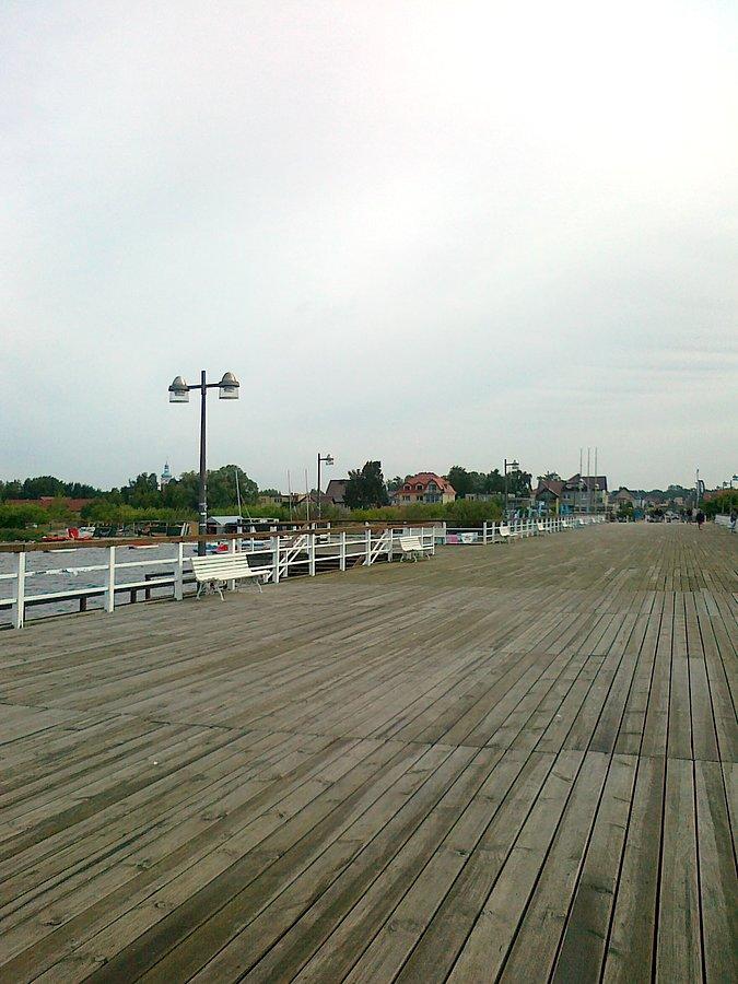 Widok z molo w Jastarni