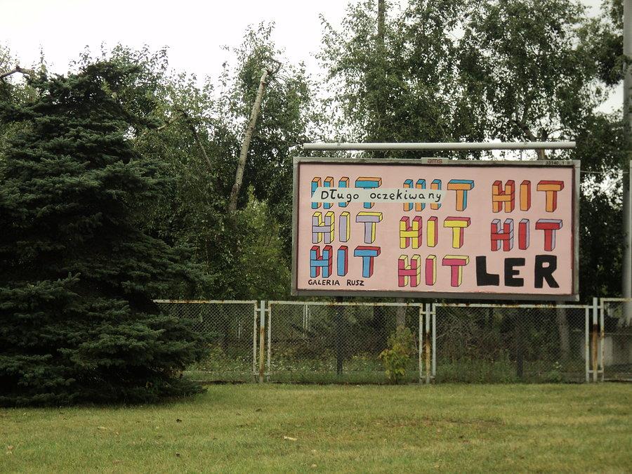 Galeria "Rusz" - już dawno nie widziałam ich plakatu