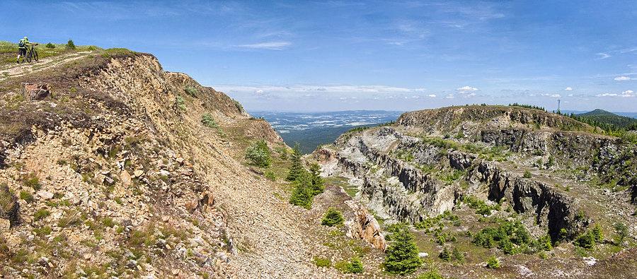 Panorama kopalni kwarcu Stanisław