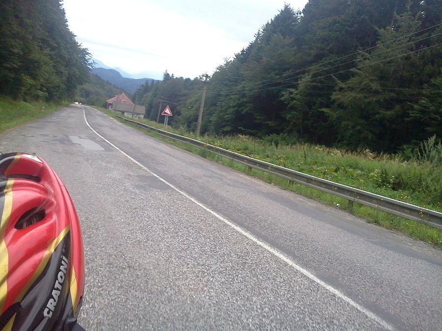 Podjazd na Sedlo Prislop