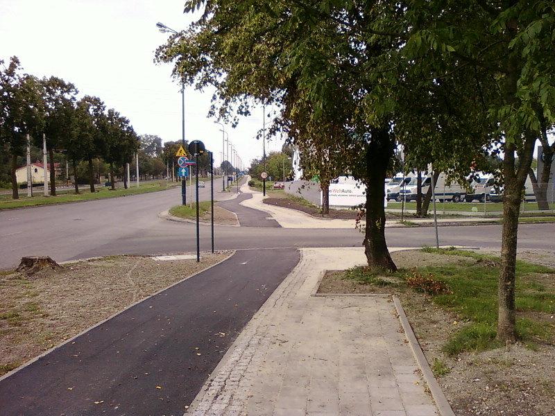 Zwężenie chodnika