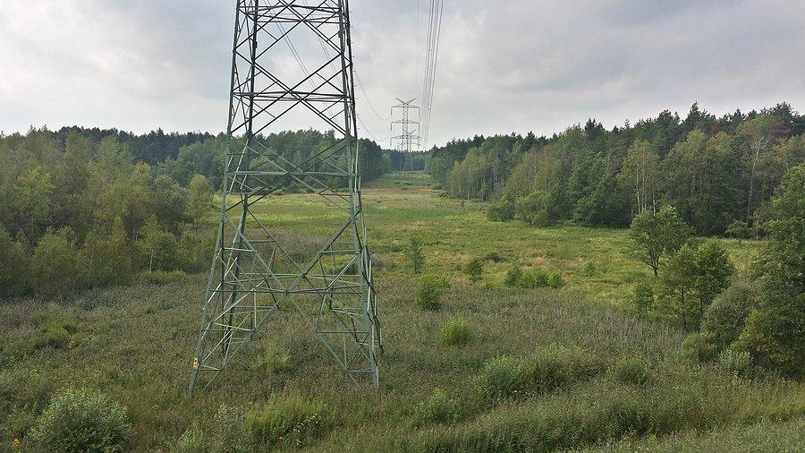 Widok z nasypu