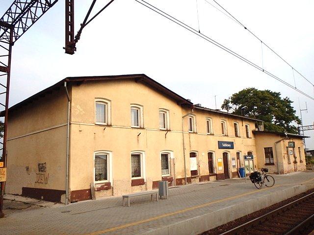 Stacja kolejowa w Subkowych - zakończenie mojej "trzydniówki" po Kaszubach Północnych