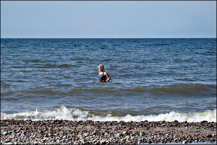 Kąpiel w morzu