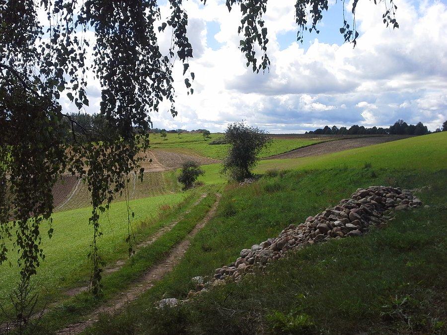 Piękny krajobraz i kamieni kupa ;-)