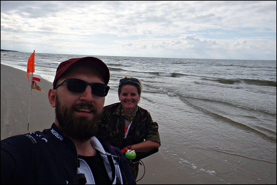Selfie na plaży