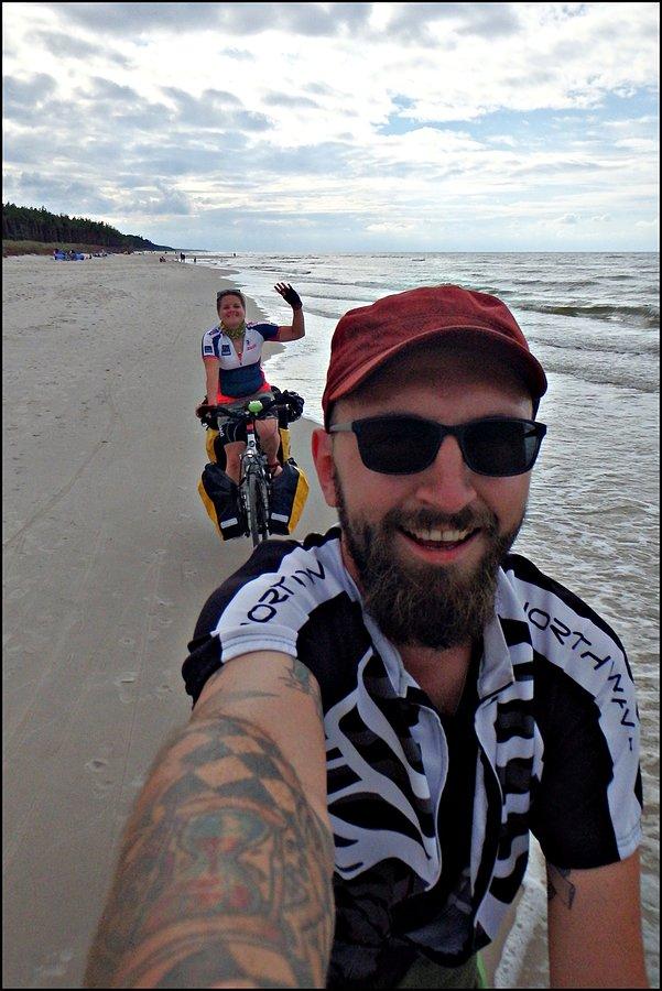 Podczas jazdy na plaży