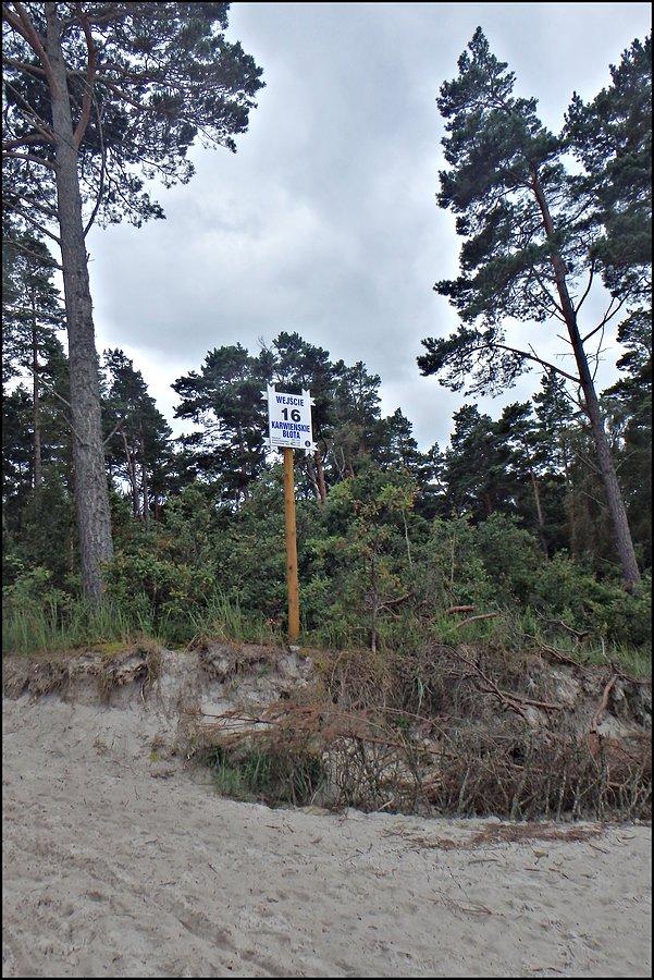 Wyjście z plaży