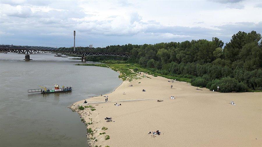 Plaża wiślana