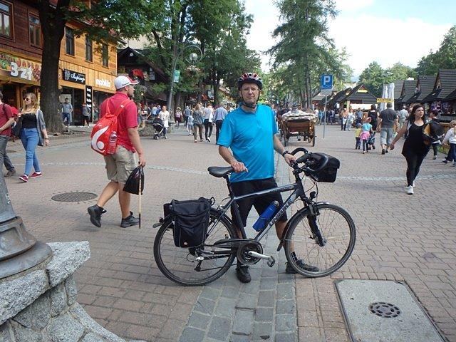 Rowerowo na Krupówkach