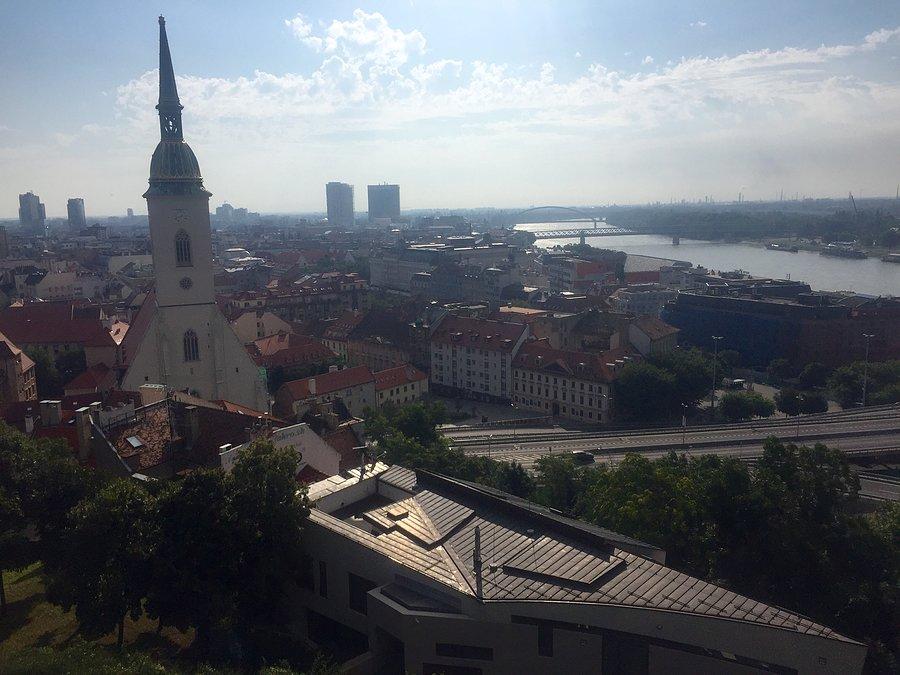 Widok z zamkowych murów