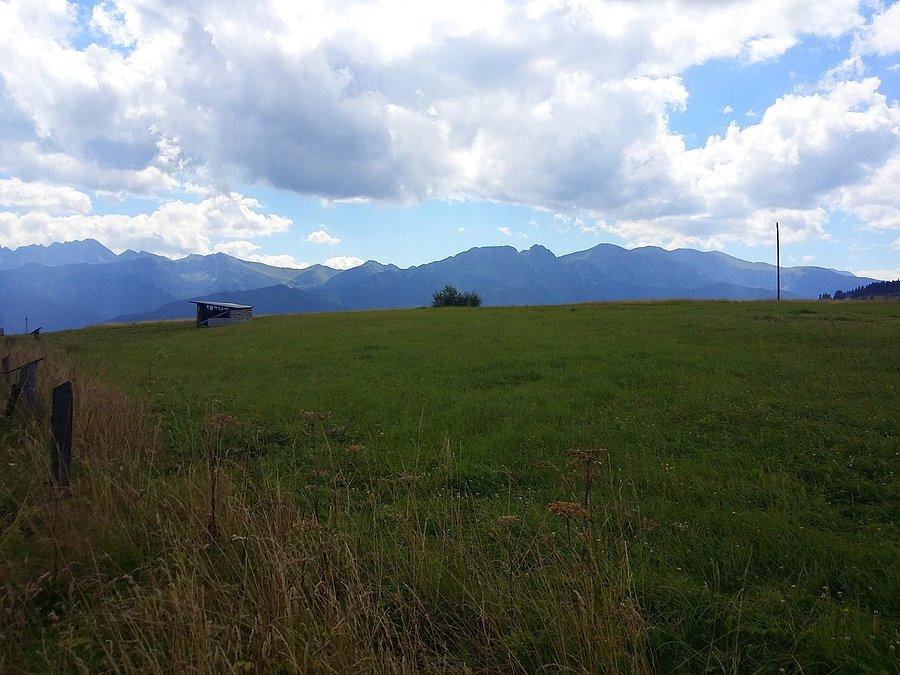 Widok na Tatry z Zębu