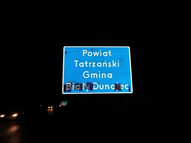 Ostatnia zaliczona gmina podczas tej wyprawy