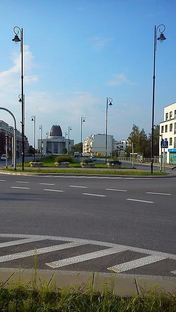 Świątynia Opatrzności Bożej zamyka kilka osi widokowych lemingowa