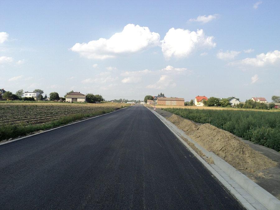 Wyremontowany odcinek ul Poprzecznej