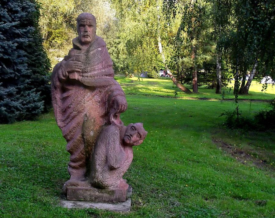 Rzeźba w Landek Parku