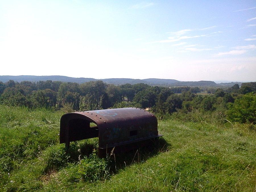 Fort Krępak, jeden z wielu fortów Twierdzy Kraków. Osłona pancerna