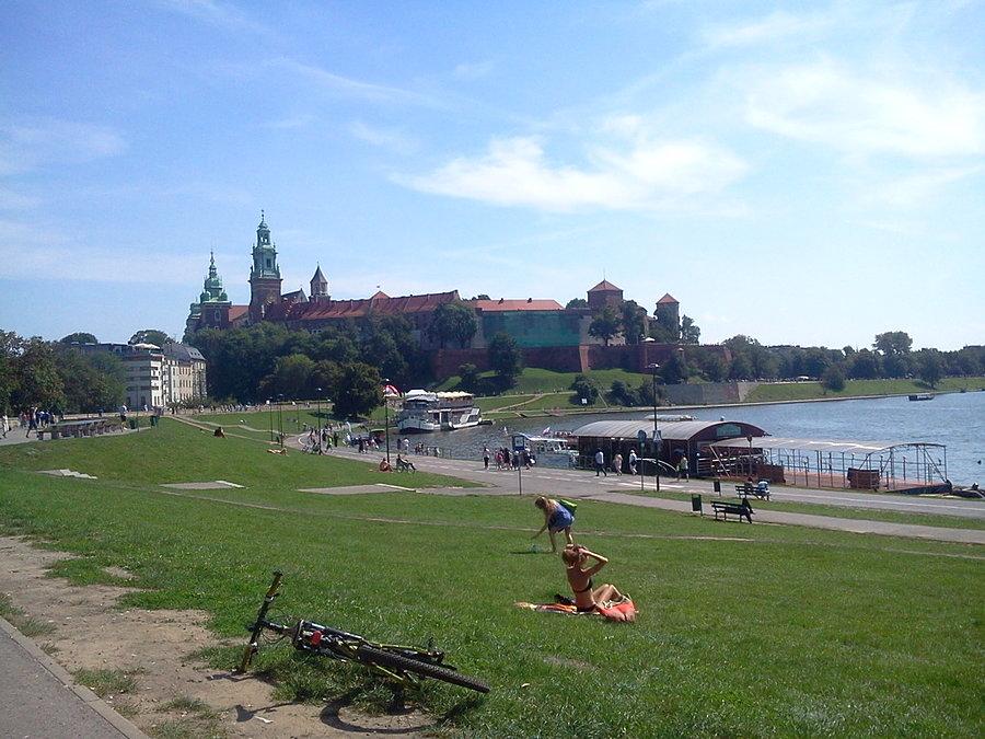 Z widokiem na Wawel