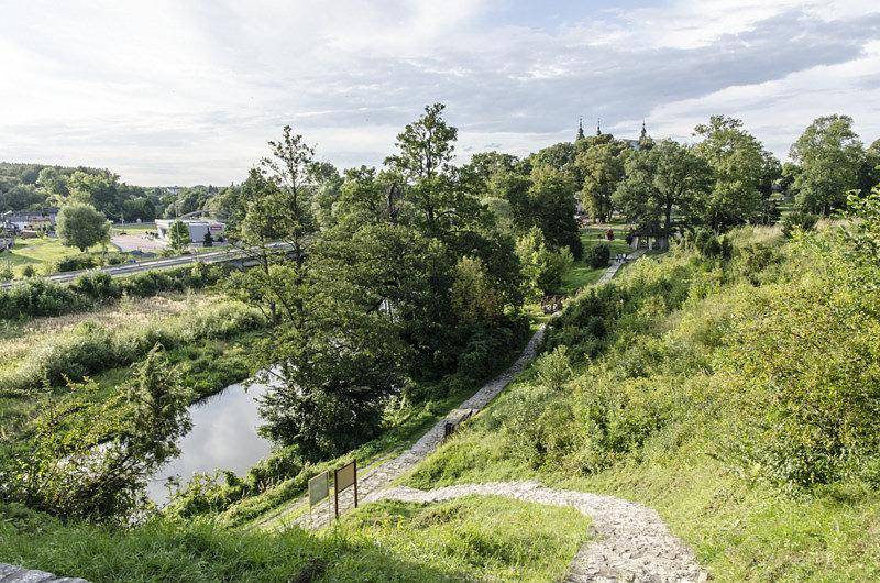 Panorama Mstowa ze skały Miłości