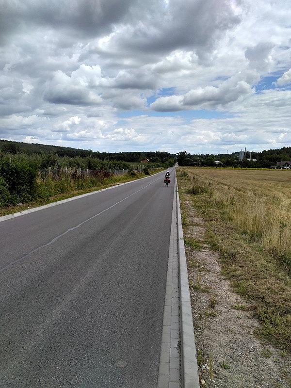 Długi zjazd do Mstowa