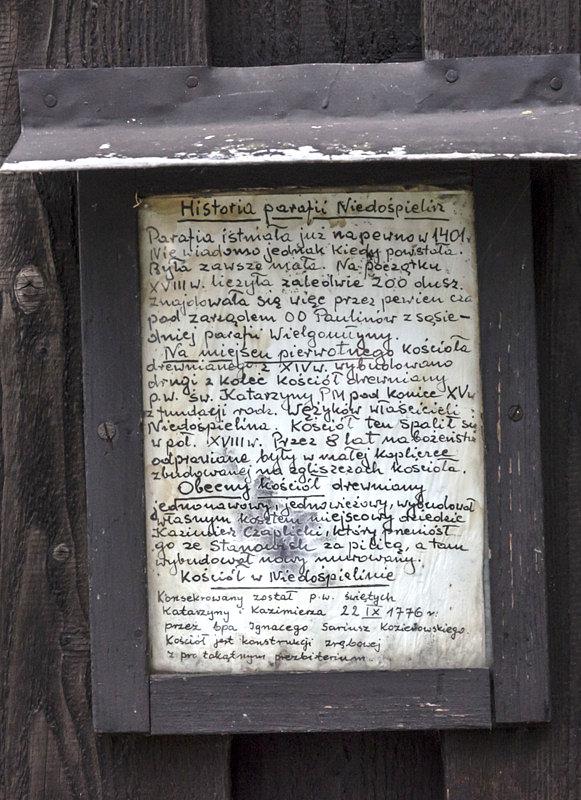 Historia kościoła na papierze spisana