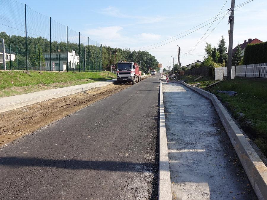 Remont drogi w Skrzyszowie