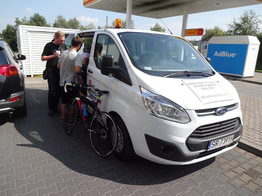 Krótka pauza na Shell'u w Gliwicach