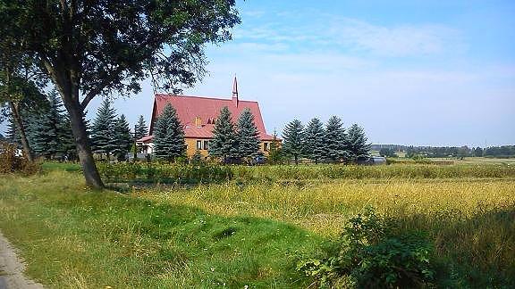 Kościół w Woli Roszkowskiej- wjechałem na ziemię łódzką