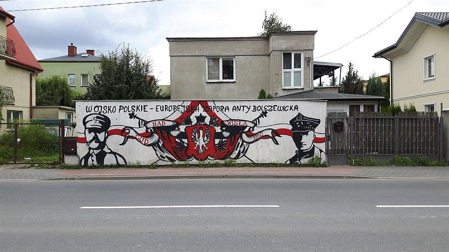 Mural w Ząbkach
