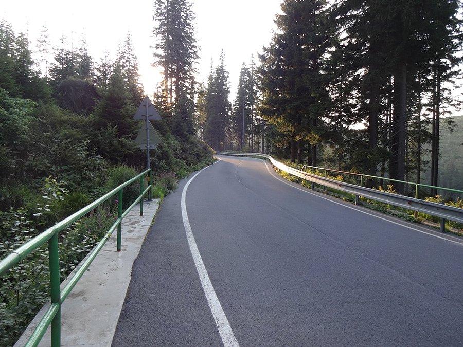Podjazd pod Pradziada