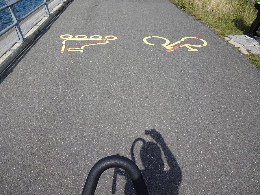 Zakaz jazdy dla rowerów
