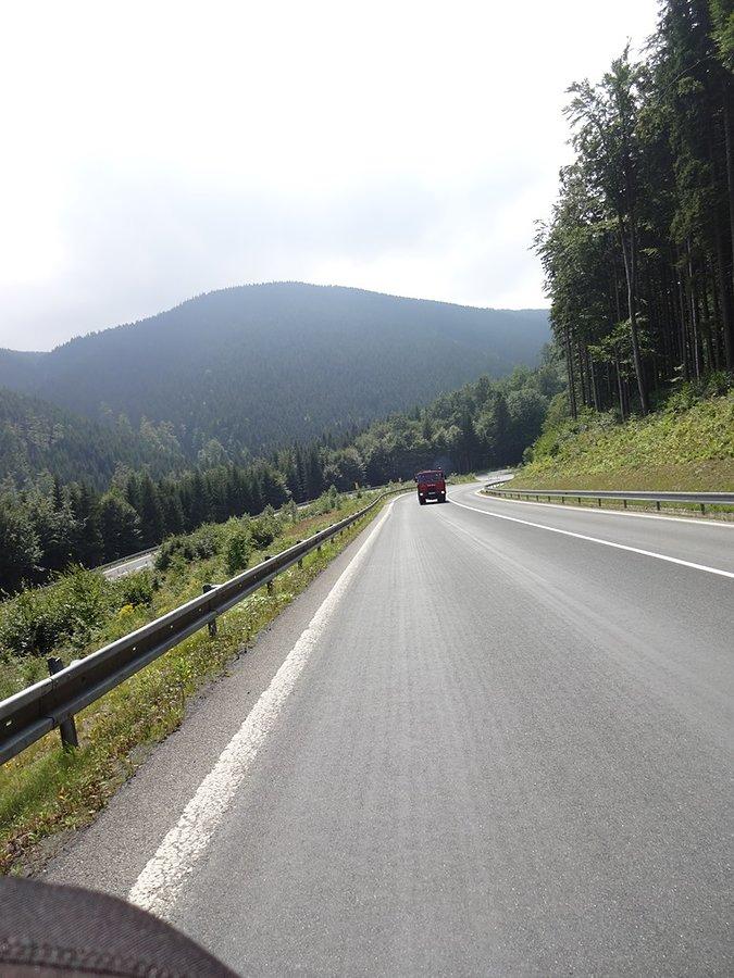 Podjazd pod Cervenohorske Sedlo