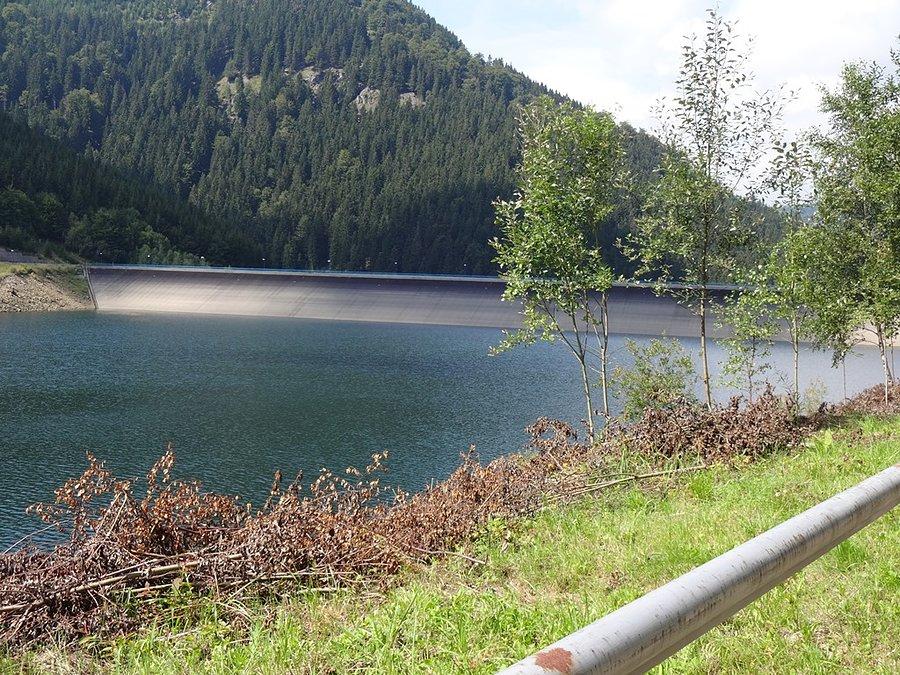 Mały zbiornik elektrowni na górze Dlouhe Strane