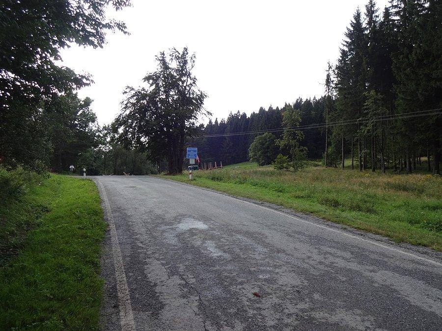 Na szczycie pierwszego podjazdu