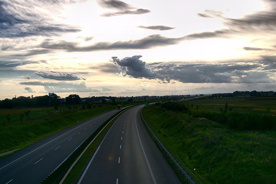 Nad obwodnicą przed Witkowem